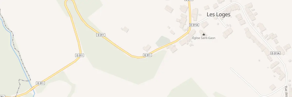 Plan du 3 Rue de la Fontaine aux Loges
