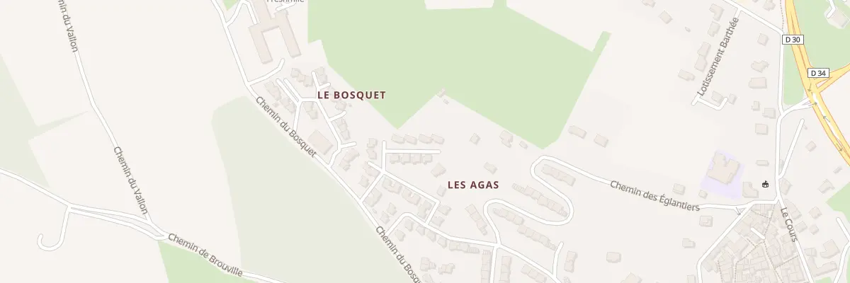 Plan du 8 Res La Deriviere à Saint-Christol