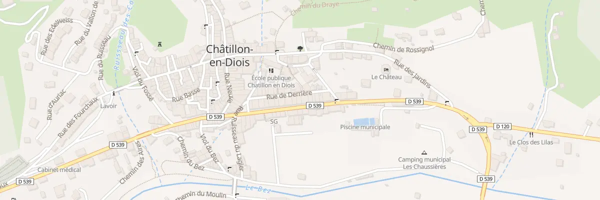 Plan du 5114 Rue du Reclus à Châtillon-en-Diois