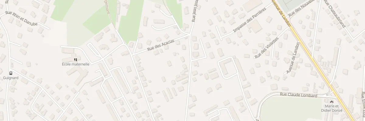 Plan du 20 Rue Jean-Joseph Pallu à Dole