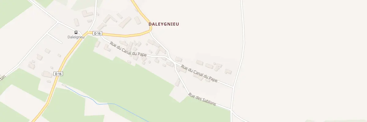 Plan du 5596 Rte des Sablons à Creys-Mépieu