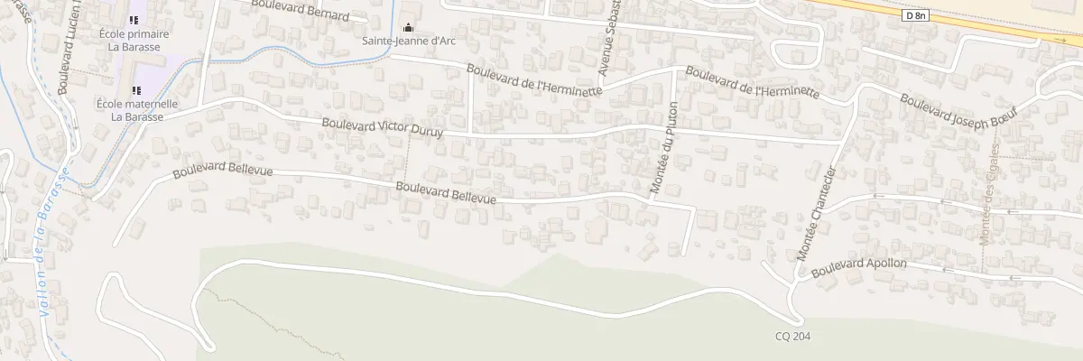 Plan du 98 Bd Victor Duruy à Marseille 11e Arrondissement
