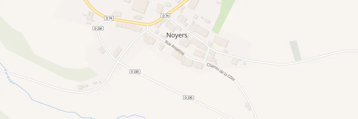 Plan du 14 Rue Anselme à Noyers