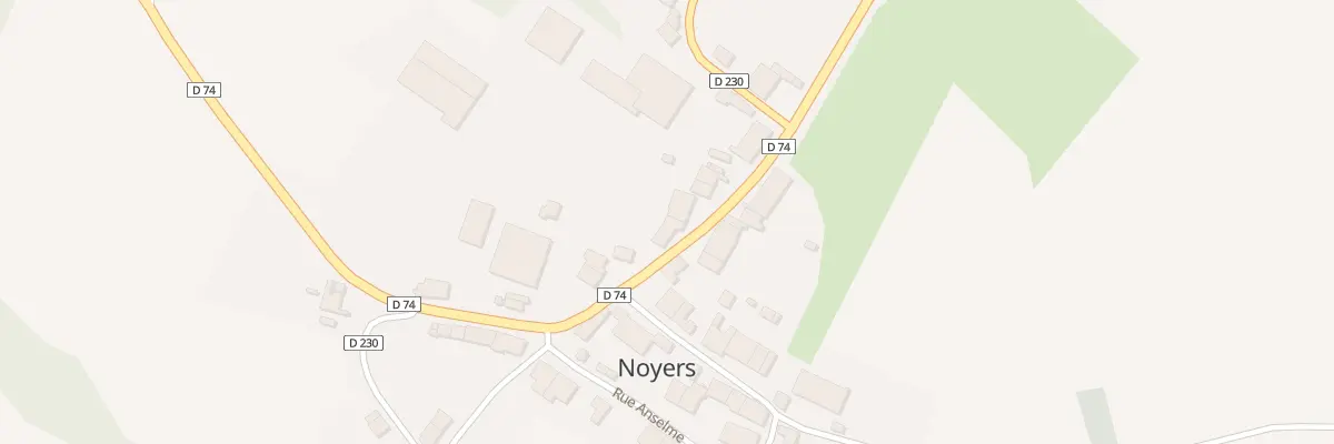 Plan du 14 Rte Départementale 74 à Noyers