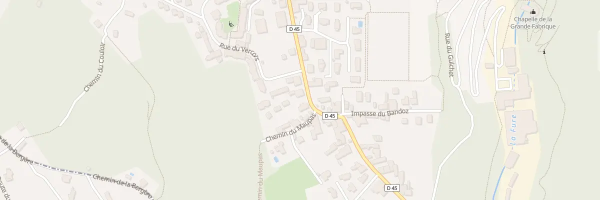 Plan du 1320 Rue de la République à Renage