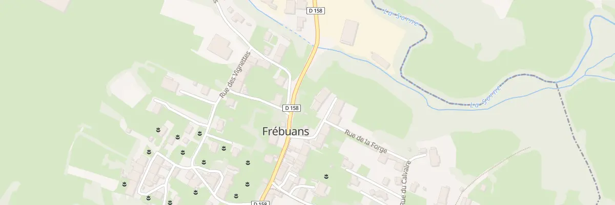 Plan du 71 Rue des Fontaines à Frébuans