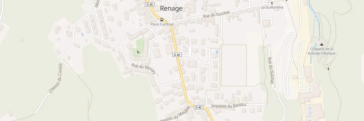 Plan du 1245 Rue de la République à Renage