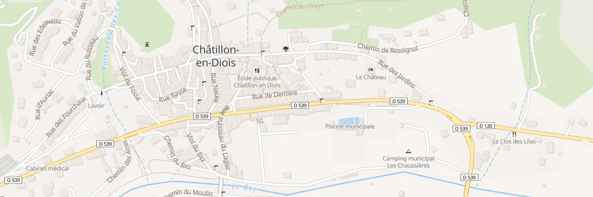 Plan du 5116 Rue du Reclus à Châtillon-en-Diois