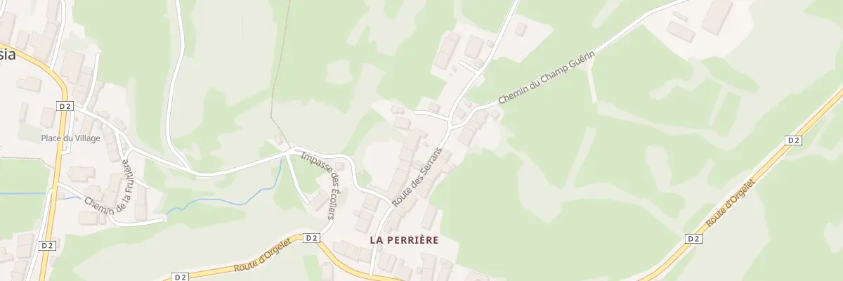 Plan du 5088 Rte des Serans à Cressia