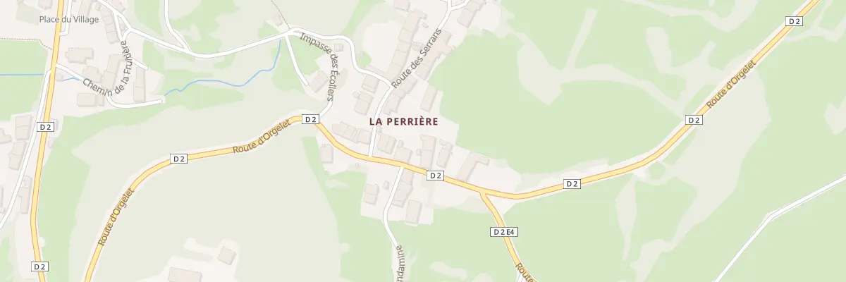Plan du 5102 Rte d’Orgelet à Cressia