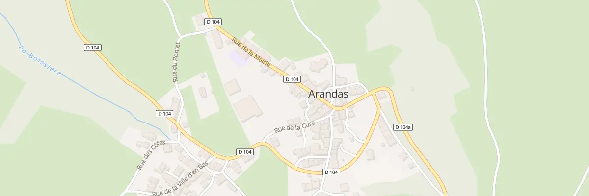 Plan du 131 Rue de la Mairie à Arandas
