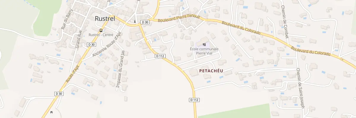 Plan du 5401F Brieugne à Rustrel