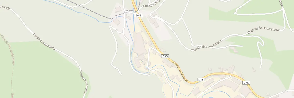 Plan du 6389 Hurtieres à Tullins