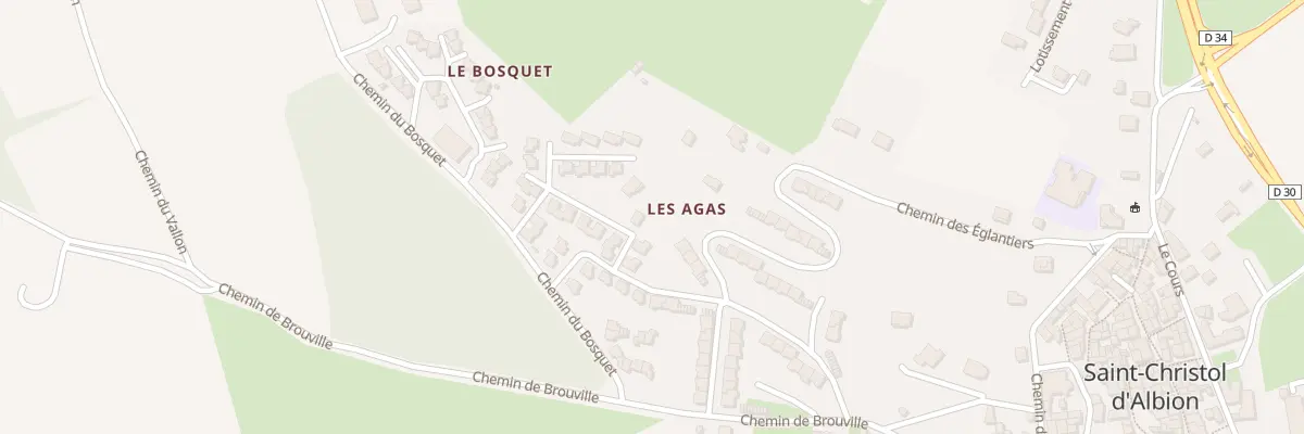 Plan du 452 Che des Eglantiers à Saint-Christol