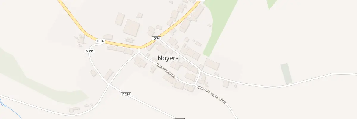 Plan du 7 Rue Anselme à Noyers