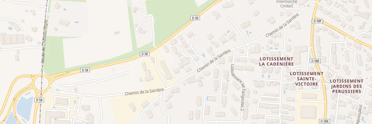 Plan du 30 Che de la Sarriere à Meyreuil