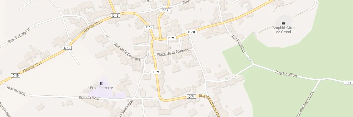 Plan du 8 Pl de la Fontaine à Grand