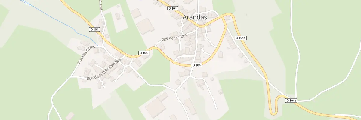 Plan du 188 Rte de St Rambert en Bugey à Arandas