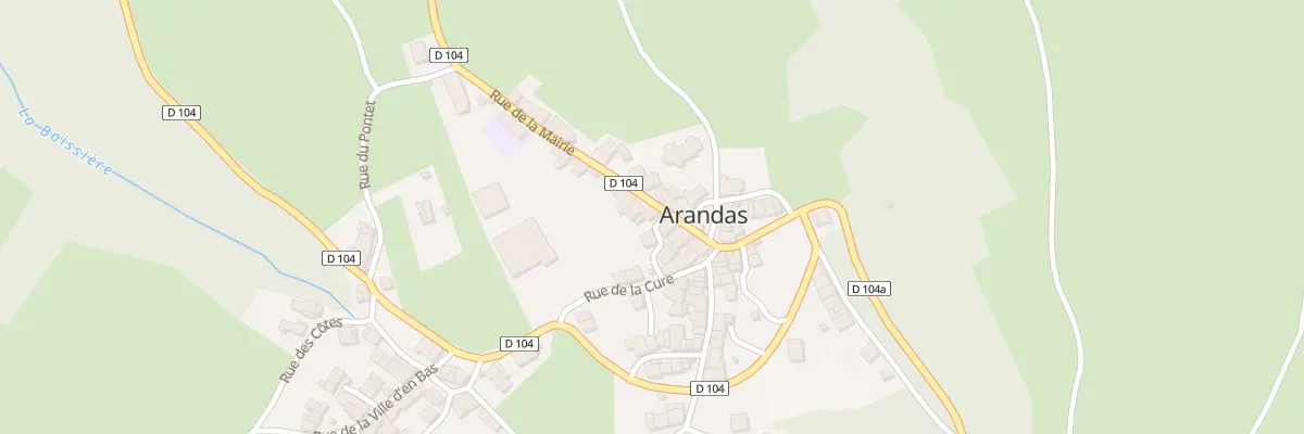 Plan du 6 Rue Perozet à Arandas