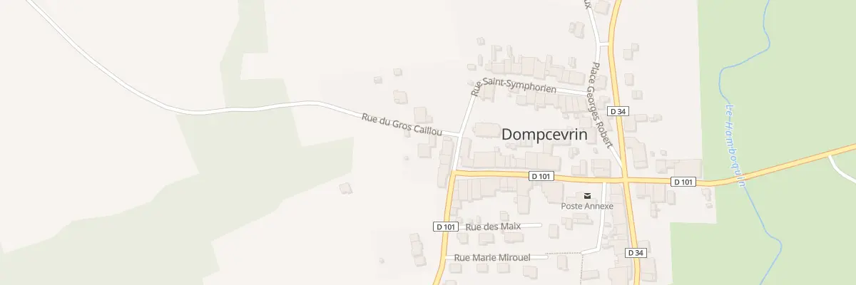 Plan du 1 Rue du Gros Caillou à Dompcevrin