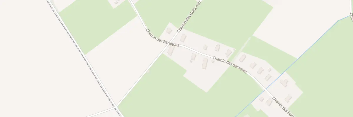 Plan du 3 Che des Baraques au Deschaux