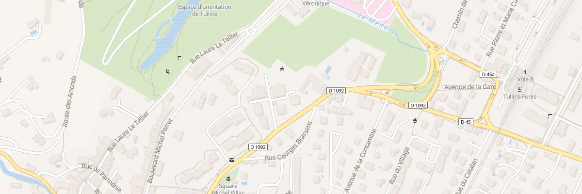 Plan du 11B Av de la Gare à Tullins