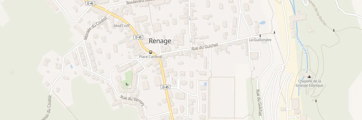 Plan du 70 Rue du Guichet à Renage