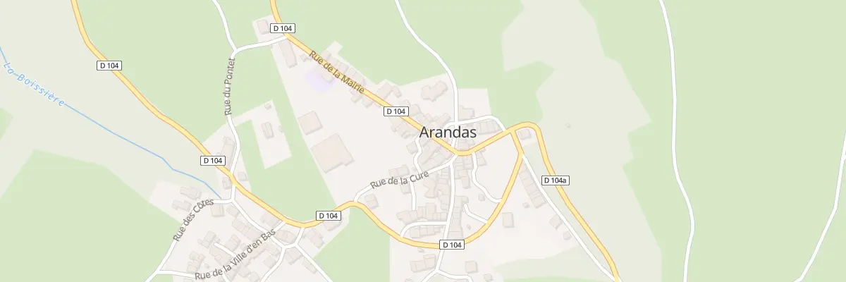 Plan du 15 Rue Perozet à Arandas