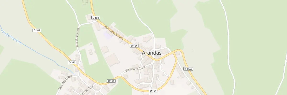 Plan du 124 Rue de la Mairie à Arandas