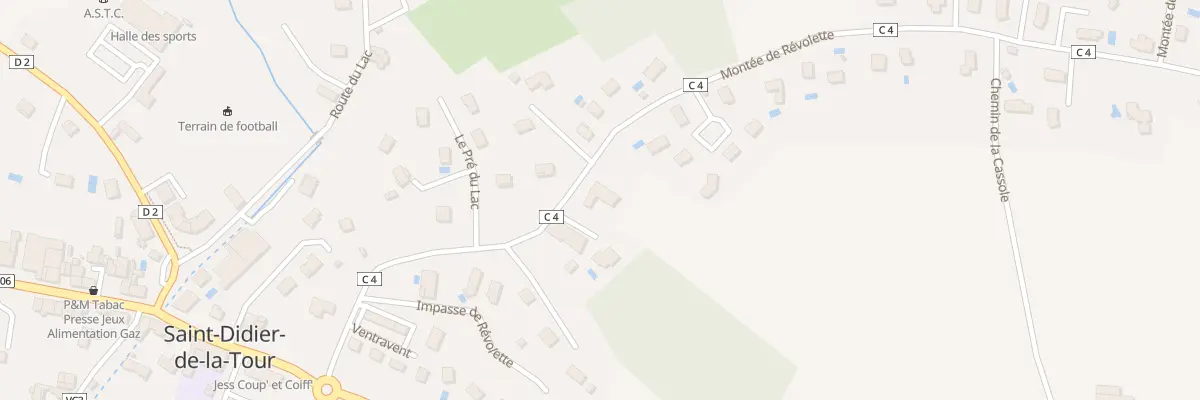 Plan du 28 Mte de Revolette à Saint-Didier-de-la-Tour