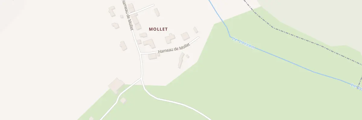 Plan du 6 Vc Hameau de Mollet à Merles-sur-Loison