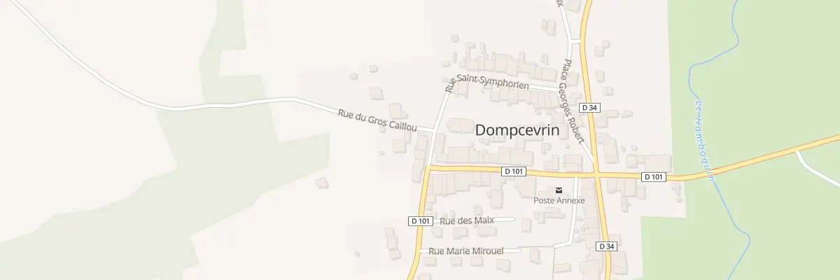 Plan du 2 Rue des Vignes à Dompcevrin