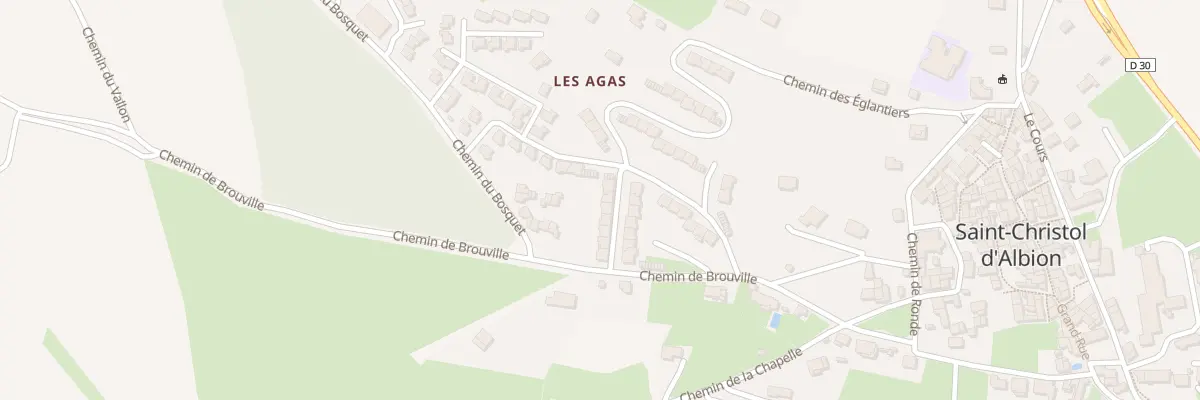Plan du 25 Che des Adrets à Saint-Christol