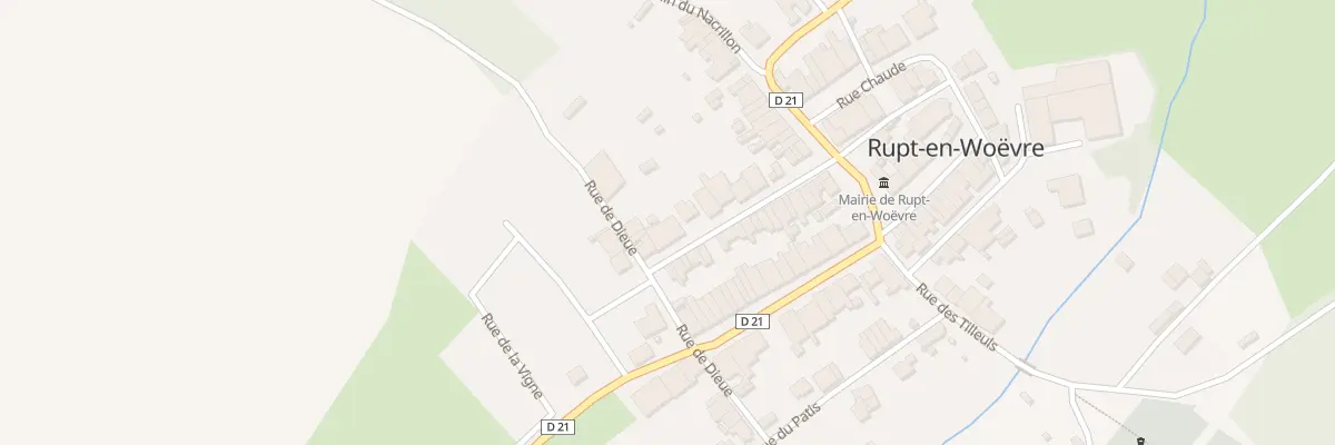 Plan du 18 Rue de la Digue à Rupt-en-Woëvre