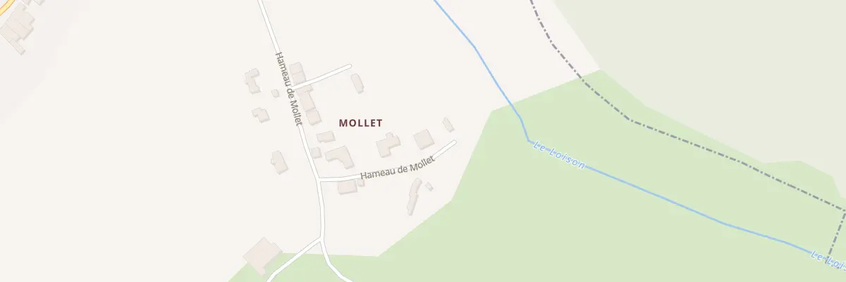 Plan du 15 Vc Hameau de Mollet à Merles-sur-Loison