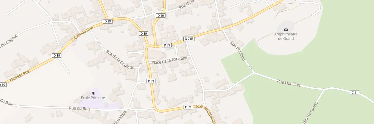 Plan du 4 Pl de la Fontaine à Grand