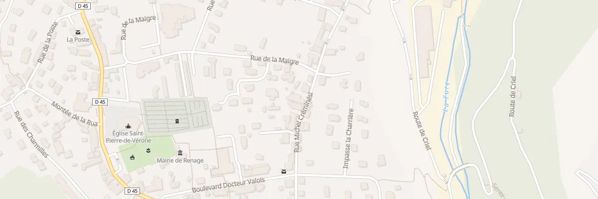 Plan du 6180 Rue Michel Creminesi à Renage