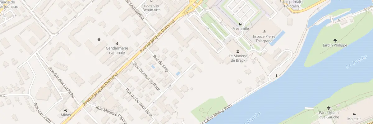 Plan du 4 Rue Docteur Normand à Dole