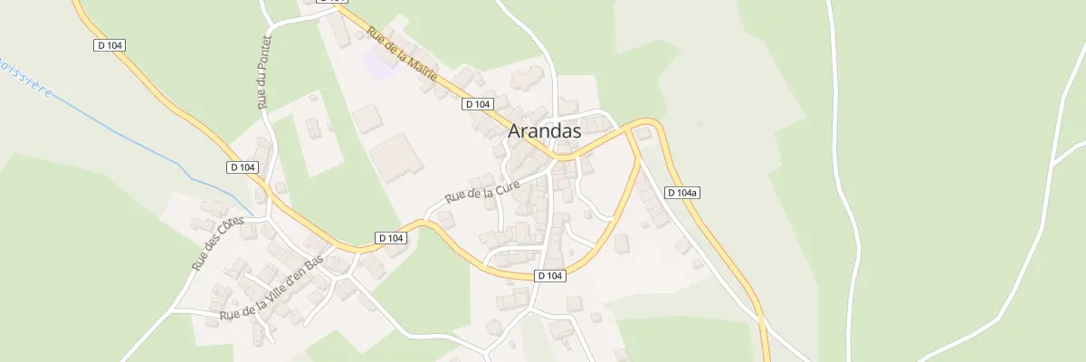 Plan du 9 Rue de la Cure à Arandas