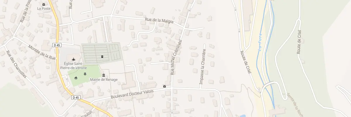 Plan du 395 Rue Michel Creminesi à Renage