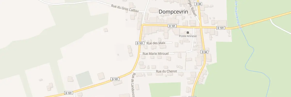 Plan du 1 Rue Marie Mirouel à Dompcevrin