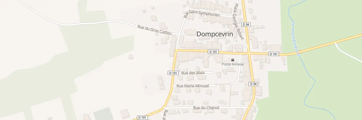 Plan du 21 Rue des Ecoles à Dompcevrin