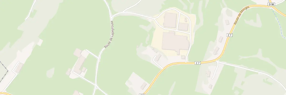 Plan du 201 Rte de Morges à Montrevel