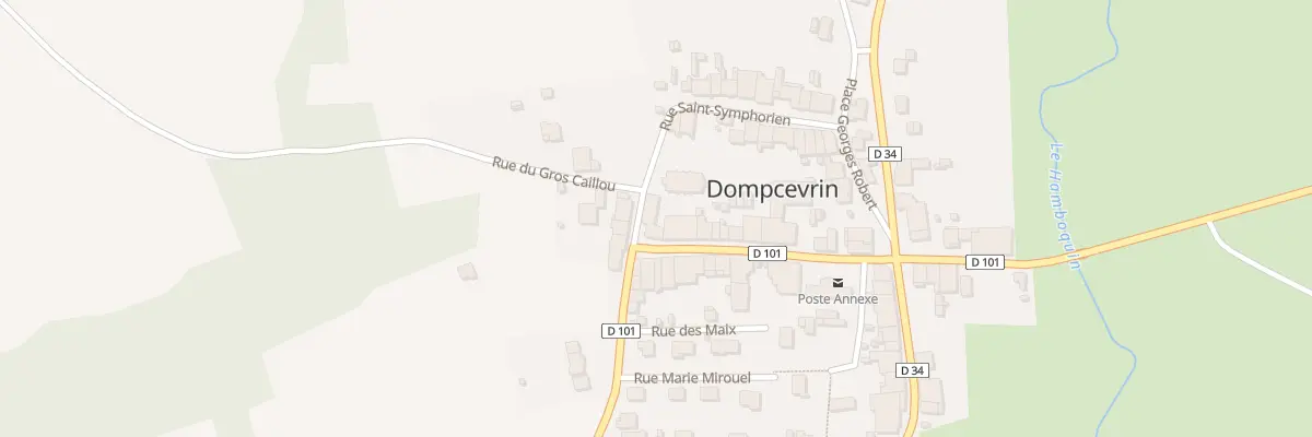 Plan du 22 Rue des Ecoles à Dompcevrin