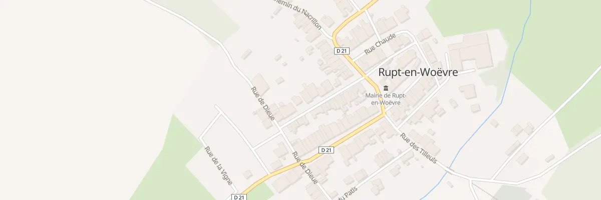 Plan du 16 Rue de la Digue à Rupt-en-Woëvre