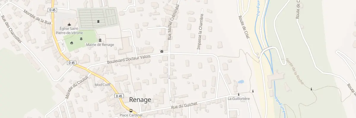 Plan du 455 Rue Michel Creminesi à Renage