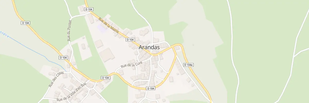 Plan du 10 Rue de l’Eglise à Arandas