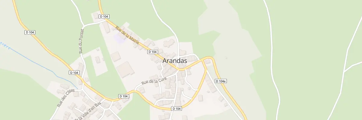Plan du 20 Rue de l’Eglise à Arandas