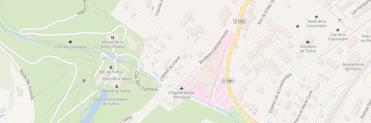 Plan du 59 Bd Michel Perret à Tullins