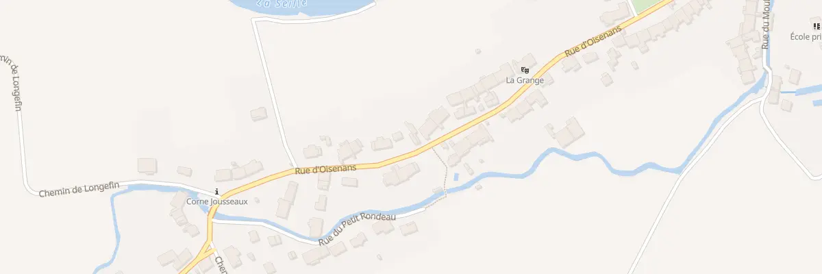 Plan du 416 Rue d’Oisenans à Ruffey-sur-Seille